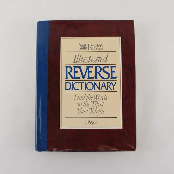 Reader's Digest Illustrated Reverse Dictionary 1990 Hardcover