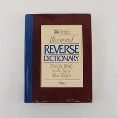 Reader's Digest Illustrated Reverse Dictionary 1990 Hardcover