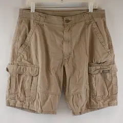 Wrangler Men's 34 Reg Khaki Cargo 9" Inseam Shorts