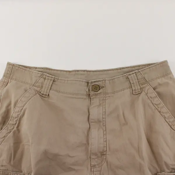 Wrangler Men's 34 Reg Khaki Cargo 9" Inseam Shorts