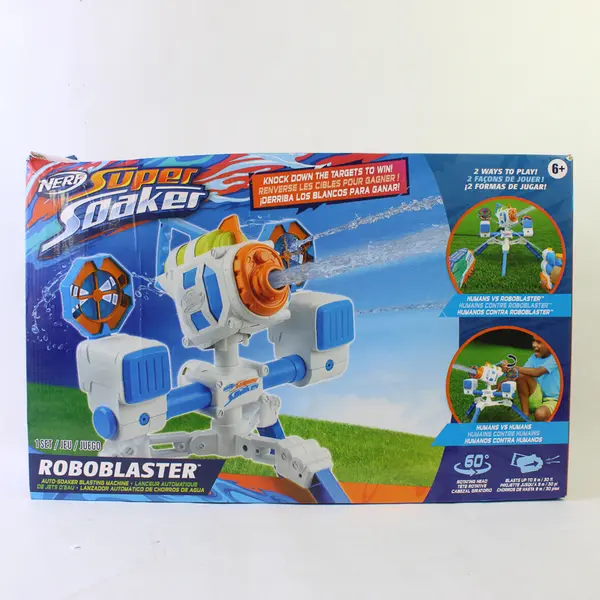 NERF Super Soaker RoboBlaster Automatic Water Blaster Age 6+ New