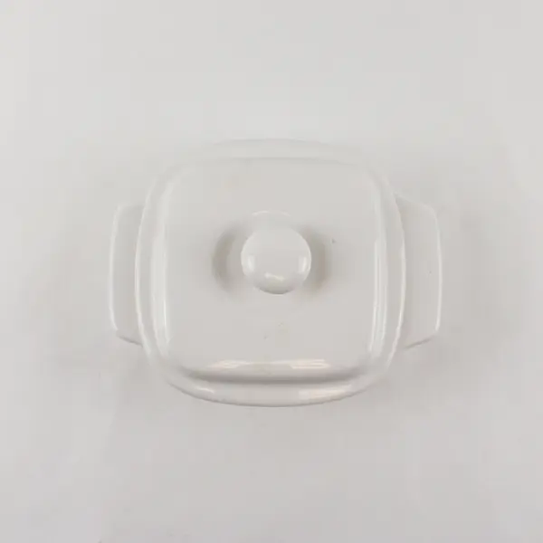Chantal Solos White 1/2 Qt Ceramic Casserole Baking Dish w/ Lid