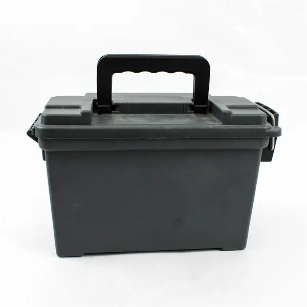 Amazon Grey Plastic Ammo Storage Box W5994 11x5x7 Range Gear