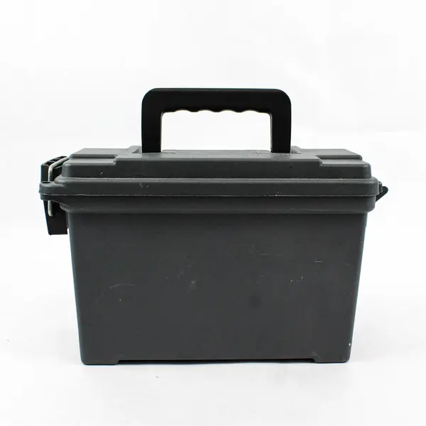 Amazon Grey Plastic Ammo Storage Box W5994 11x5x7 Range Gear