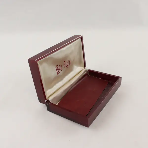 Vintage Lady Elgin Lucite Watch Case Box - Empty