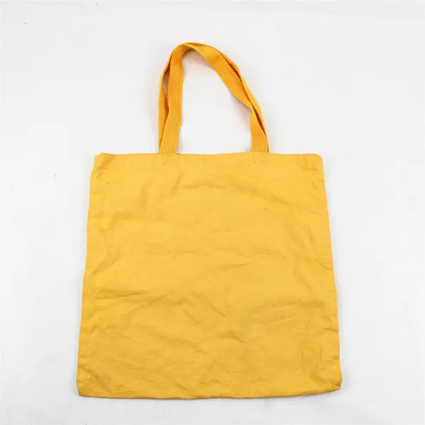 Q-TEES of California Woke Protein Energy Snack Bar Yellow Canvas Tote Bag