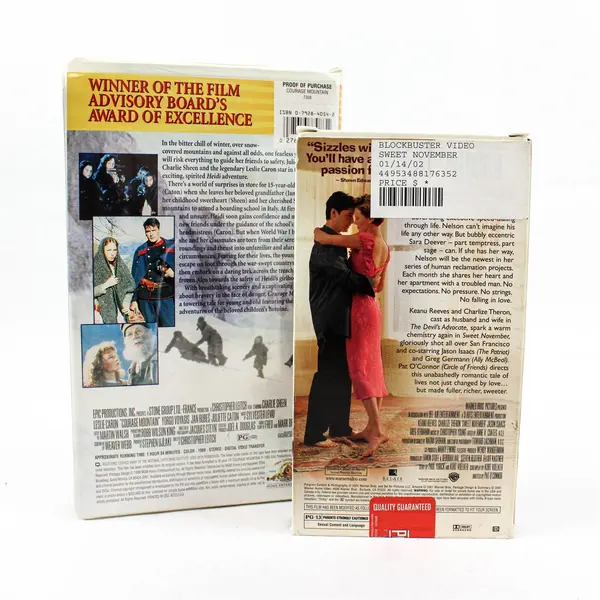 Lot of 2 VHS Tapes Sweet November & Courage Mountain Warner Bros MGM