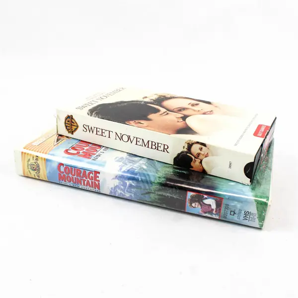 Lot of 2 VHS Tapes Sweet November & Courage Mountain Warner Bros MGM