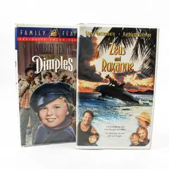 Lot of 2 VHS Tapes Zeus & Roxanne and Dimples Rysher 20th Century Fox