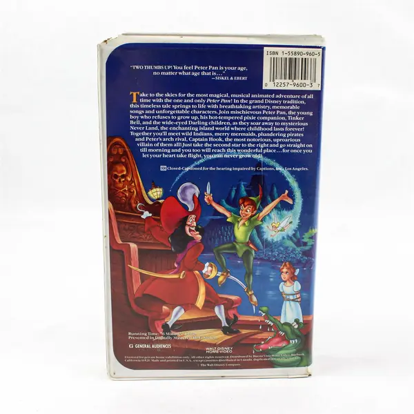 Disney Peter Pan VHS Tape Pre-Owned Good Condition Untested