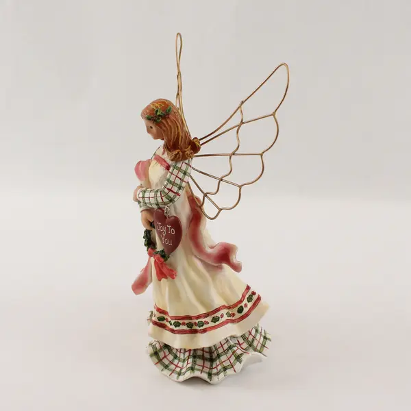 Roman Inc Shelly Rasche 2003 Christmas Angel Resin Figurine Home Decor 8.5" Tall