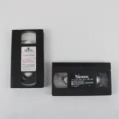 Lot of 2 Animated VHS Tapes All Dogs Go to Heaven and Shrek No Cases
