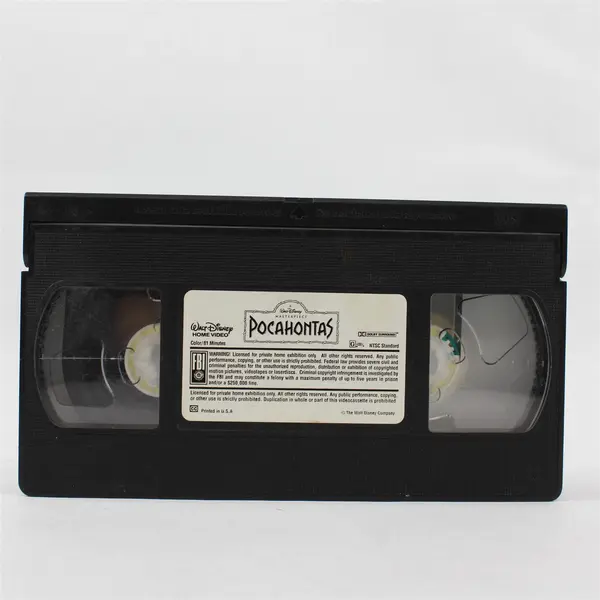 Lot of 2 Disney VHS Tapes Fantasia and Pocahontas No Cases