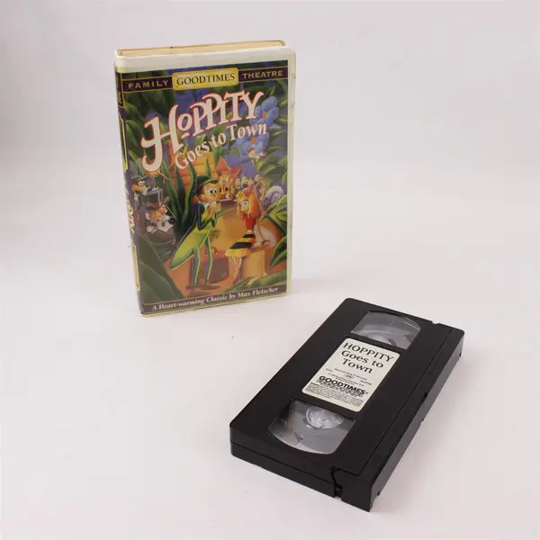 Lot of 2 VHS Tapes Gordy Talking Pig and Hoppity Goes to Town Disney GoodTimes