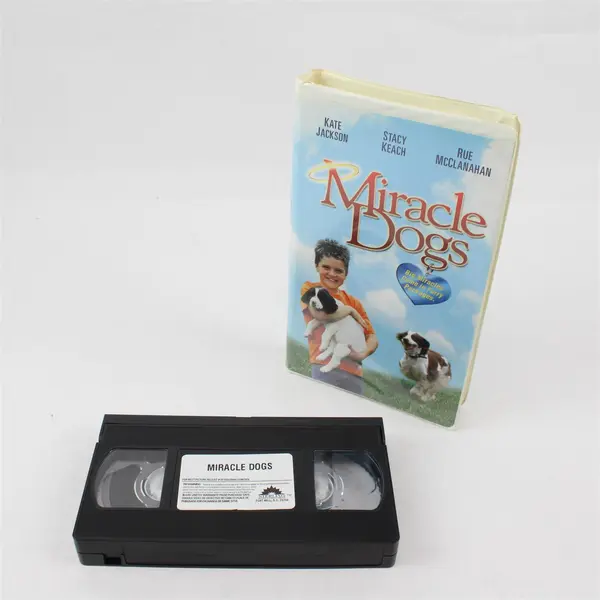 Lot of 2 VHS Tapes Summer of the Monkeys Disney and Miracle Dogs
