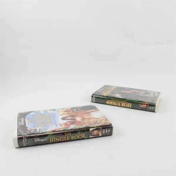 Lot of 2 Disney VHS The Jungle Book Live Action & Mowgli's Story