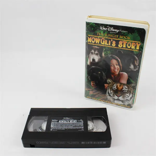 Lot of 2 Disney VHS The Jungle Book Live Action & Mowgli's Story