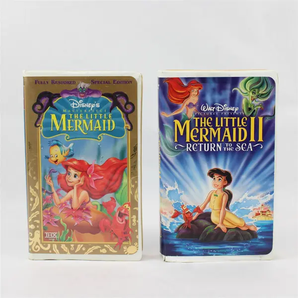 Lot of 2 Disney VHS The Little Mermaid Special Edition & Return to the Sea