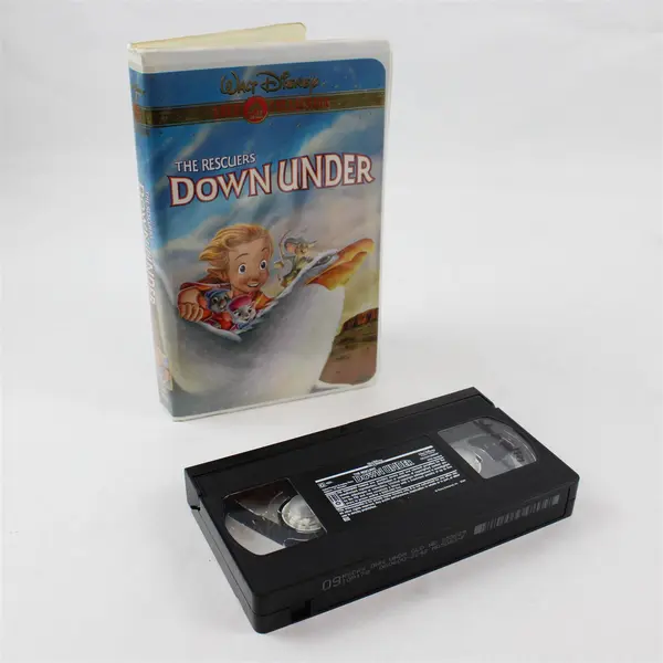Lot of 2 Disney VHS The Lion King & Rescuers Down Under Gold Collection