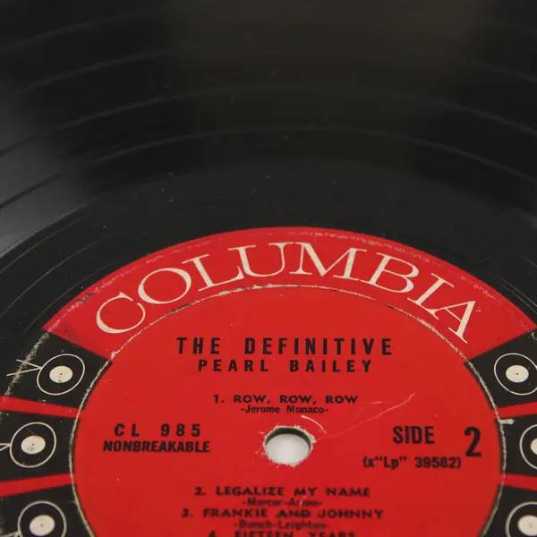 The Definitive Pearl Bailey Columbia CL 985 12" Vinyl Record