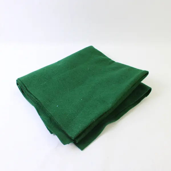Piece of Dark Green  Felt Material 36"x42" plus a small square piece 