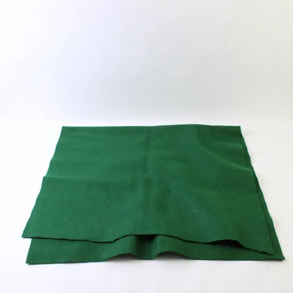 Piece of Dark Green  Felt Material 36"x42" plus a small square piece 
