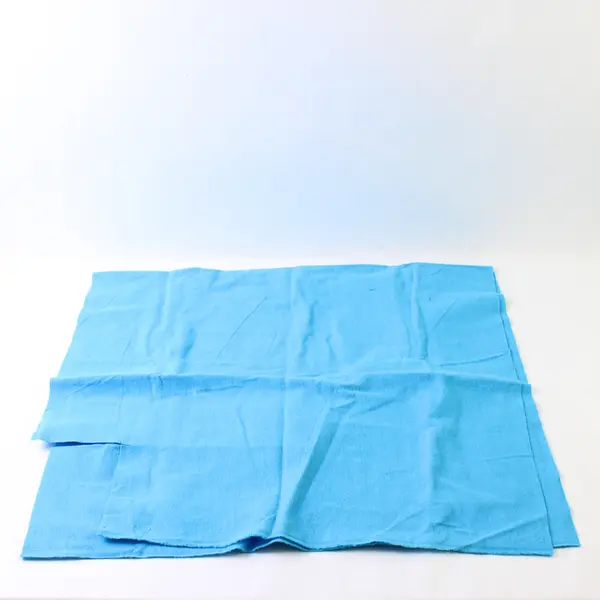 Lot of 4 Blue Felt Pieces 21x42 Main Piece 3 Small Rectangles