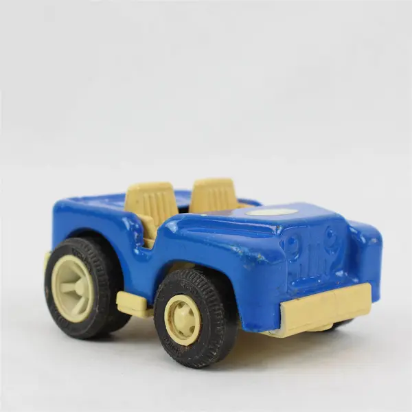 Vintage Tonka Tinys Blue Beige Jeep Buggy 1970s Diecast Toy Car