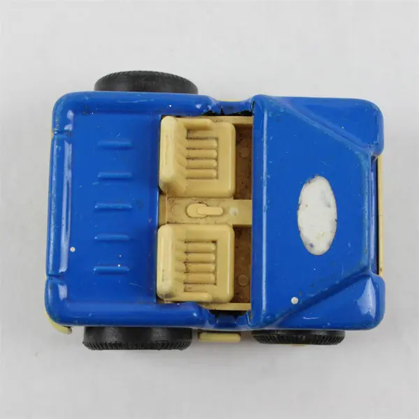 Vintage Tonka Tinys Blue Beige Jeep Buggy 1970s Diecast Toy Car