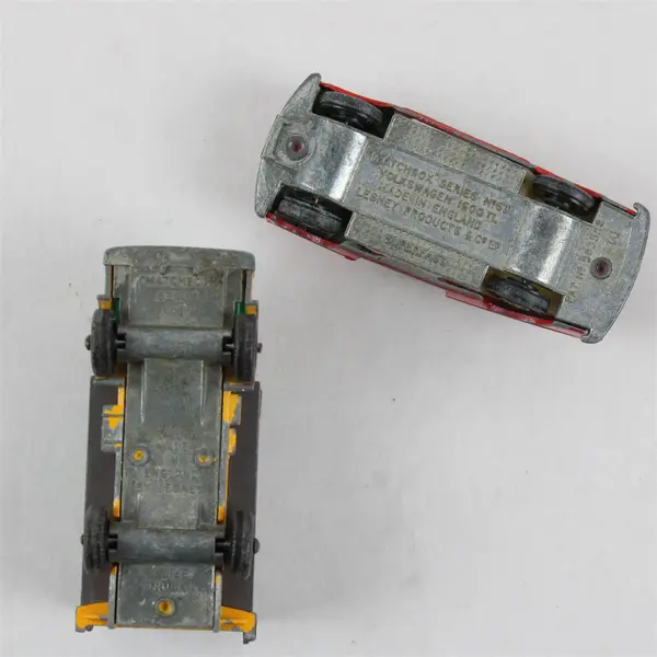 Lot of 2 Matchbox Lesney VW 1600TL & Dodge Cattle Truck Made in England