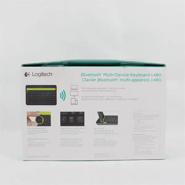 Logitech K480 Bluetooth Multi-Device Keyboard Black Green