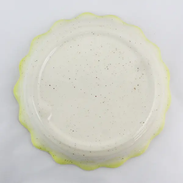 Gibson Stoneware Fluted Recipe Dish Black Forest Cherry & Chocolate Lime Flan