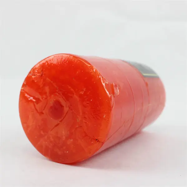 Candles By Lenox Orange Colored Scented Candlewood Pillar Candle 3" Dia 6" Tall