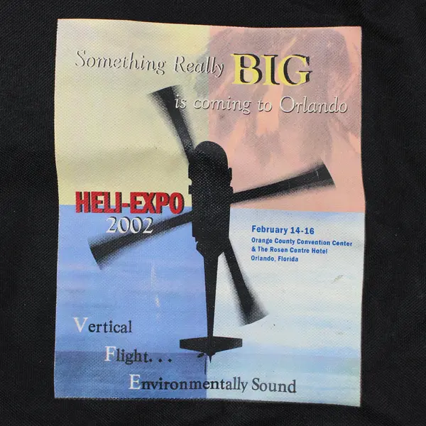 Rolls-Royce Orlando Heli-Expo 2002 Black Messenger Bag