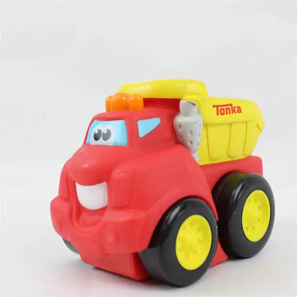 Lot of 2 Tonka Chuck Dump Truck & Friction School Bus Toddler Toys