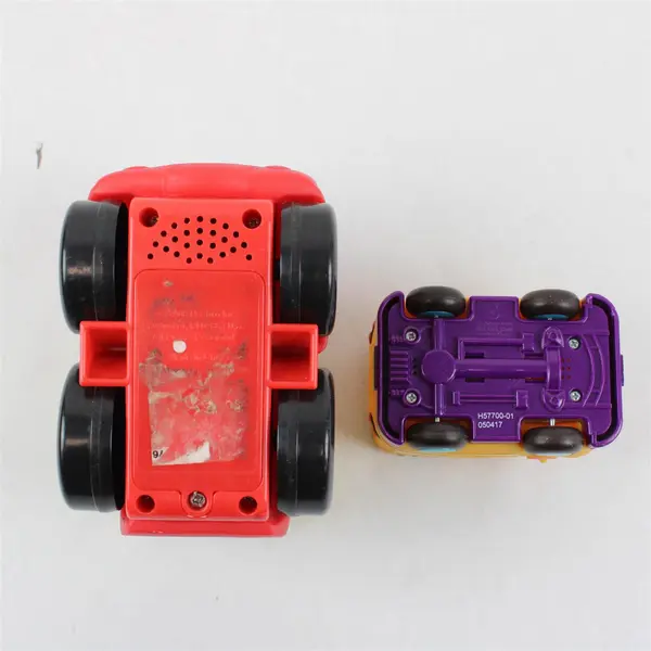 Lot of 2 Tonka Chuck Dump Truck & Friction School Bus Toddler Toys