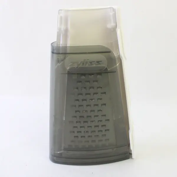 Zyliss 3-in-1 Folding Box Grater Clear Plastic Storage Container