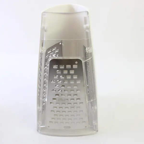 Zyliss 3-in-1 Folding Box Grater Clear Plastic Storage Container