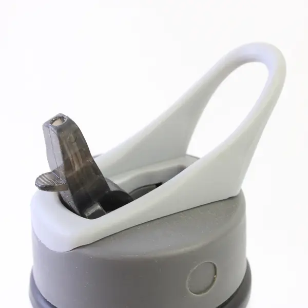 Health Net Stainless Steel Water Bottle Grey Loop Lid 16oz