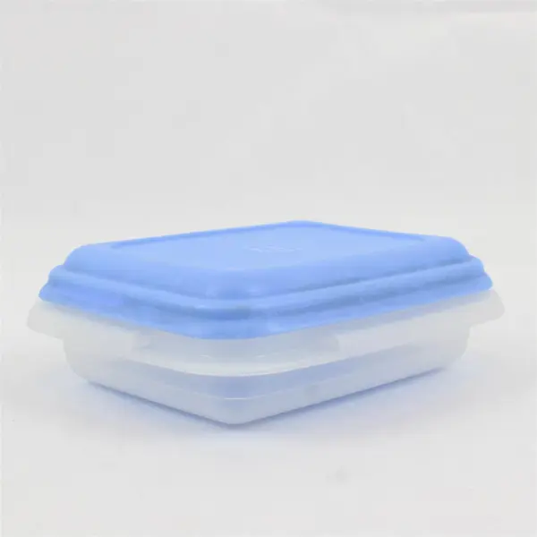 Anchor Hocking 3 Cup Plastic Food Storage Container Blue Lid