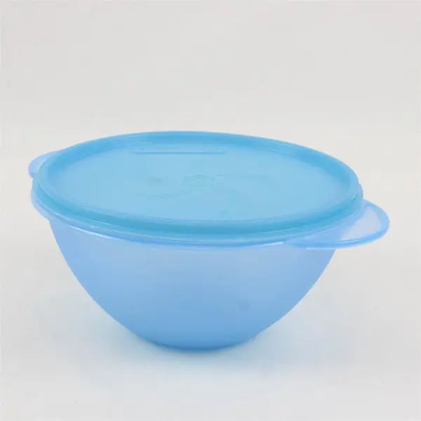 Gluman Semi-Transparent Blue Food Storage Container Bowl 6.5"