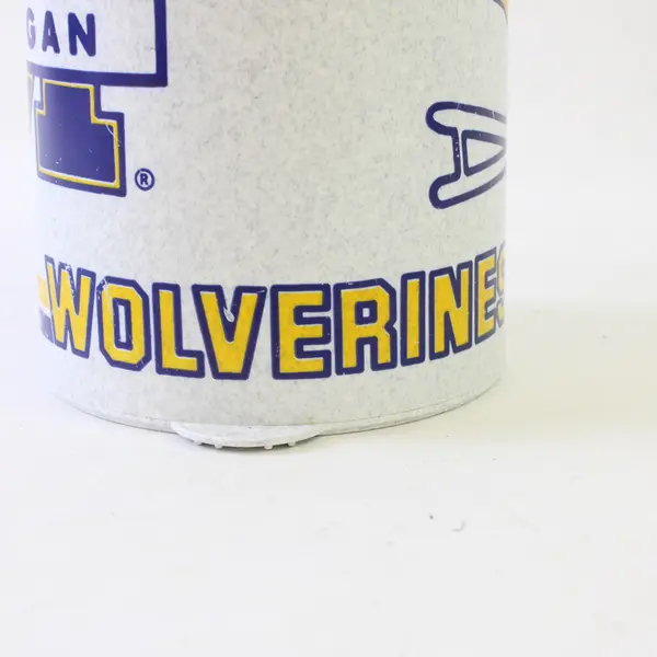 Vintage University of Michigan Wolverines Thermo Cup Travel Mug 1990s