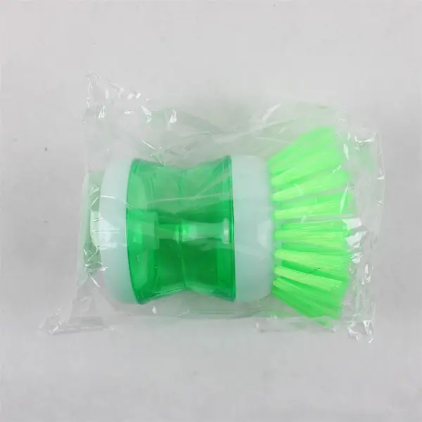 Lot of 2 Soap Dispensing Scrub Brushes Dishwashing Tools Pink and Green New