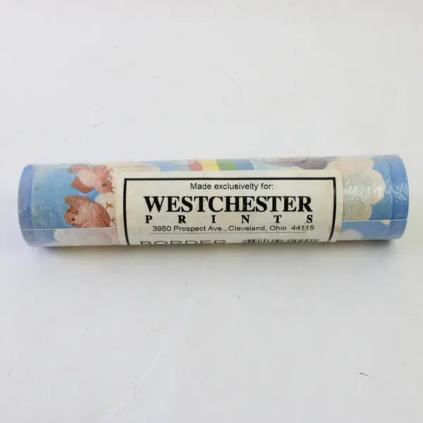 Westchester Prints Blue Cherubs Clouds Wallpaper Border 5 Yds New