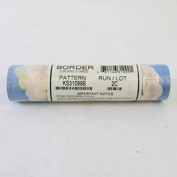 Westchester Prints Blue Cherubs Clouds Wallpaper Border 5 Yds New