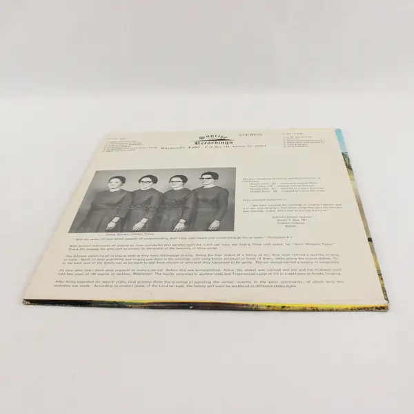 The Schrock Sisters Quartette Jesus Whispers Peace 12" Vinyl LP