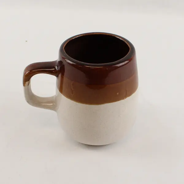 Vintage Brown Drip Glaze Ceramic Coffee Tea Mug Taiwan
