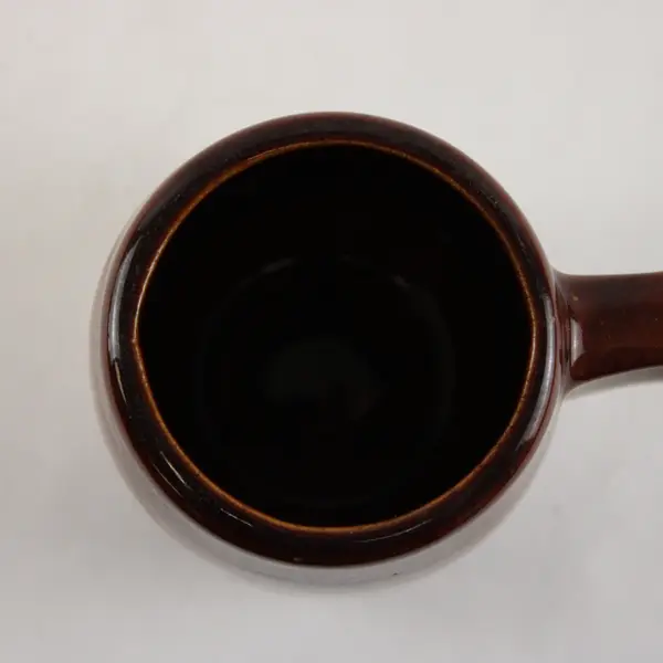 Vintage Brown Drip Glaze Ceramic Coffee Tea Mug Taiwan