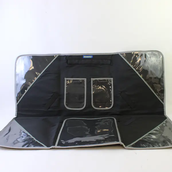 WonderFile Portable Workstation Folding Organizer Black Carry Handle