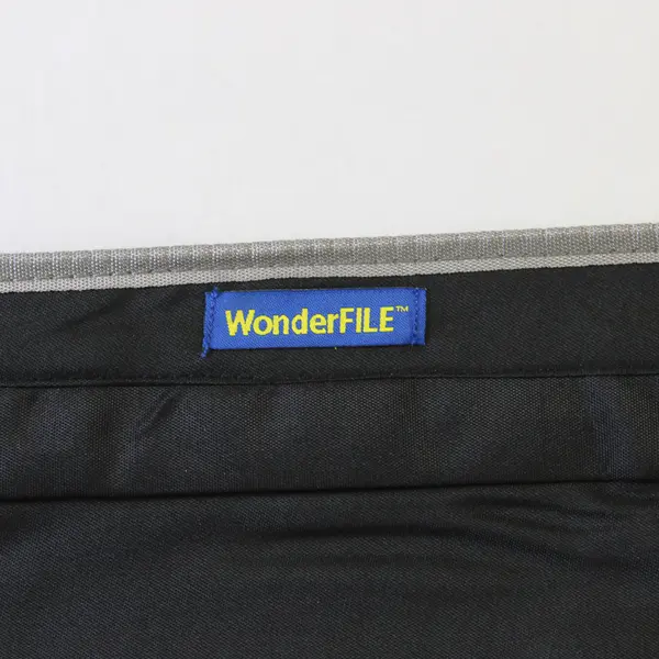 WonderFile Portable Workstation Folding Organizer Black Carry Handle